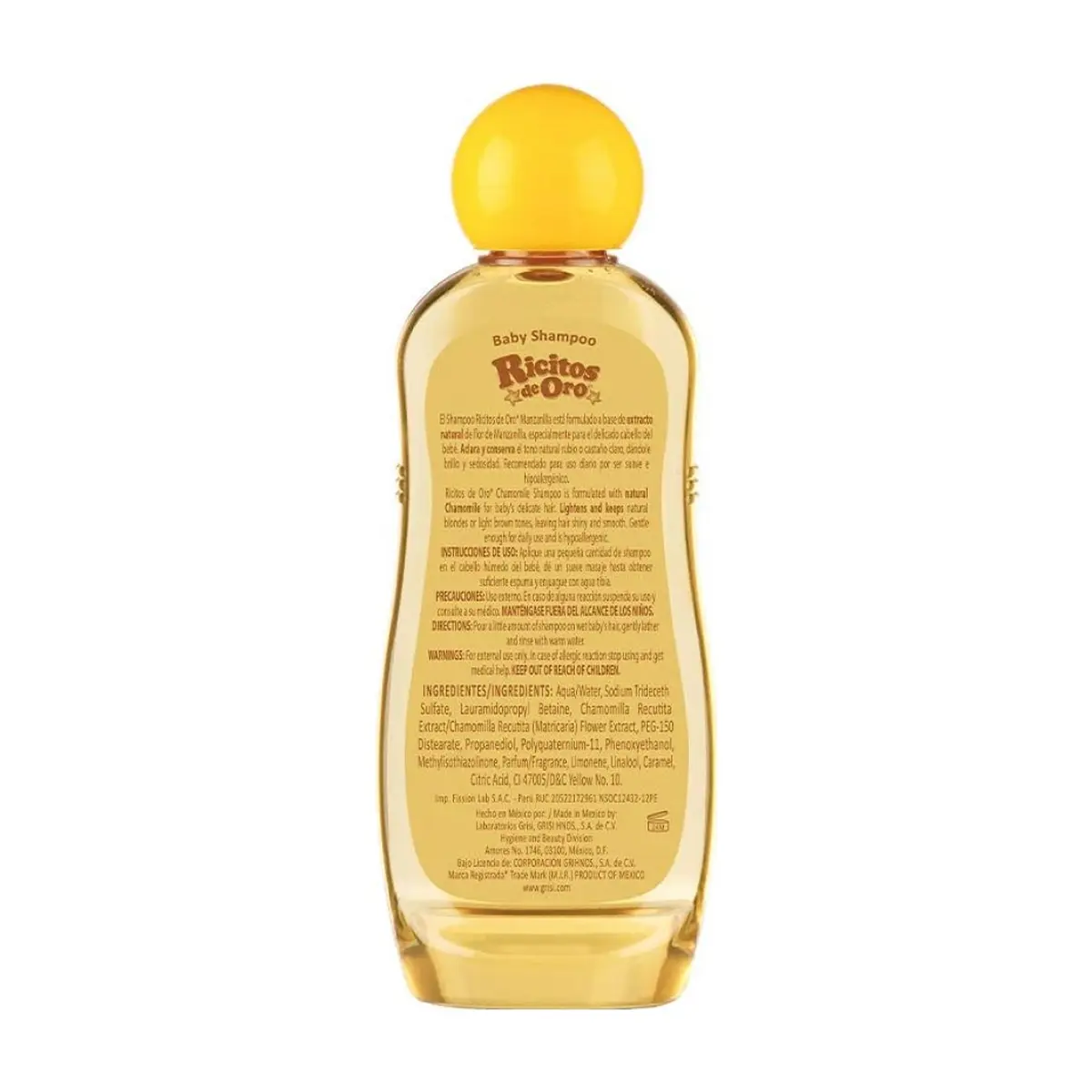 Champú de manzanilla para bebes Ricitos de Oro (100 ml) - Thumbnail 2