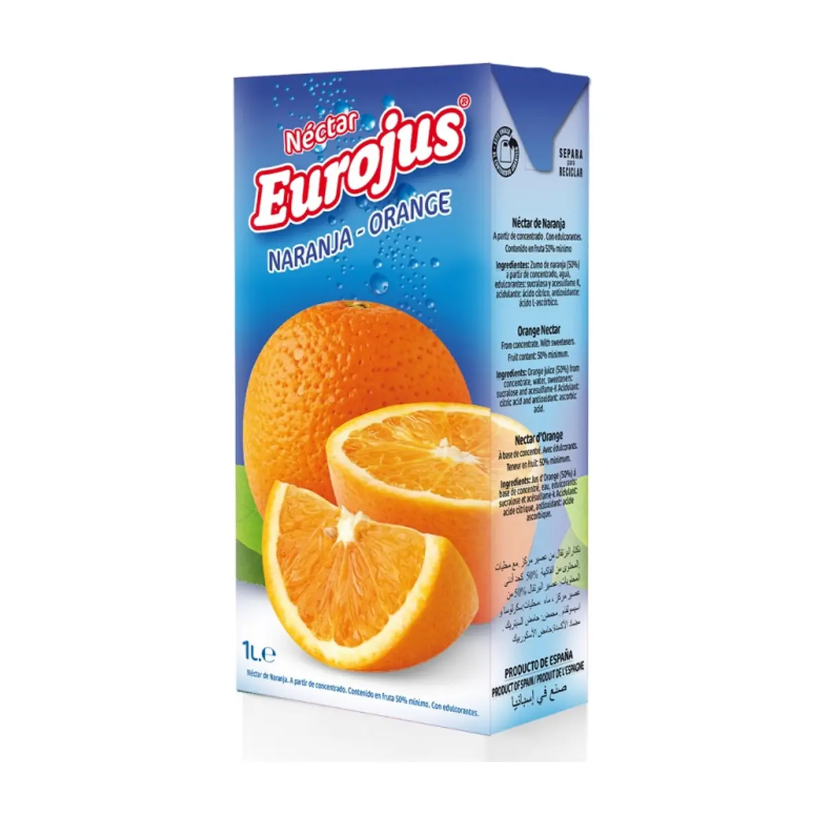 Néctar de naranja Eurojus (1 L) - Thumbnail 3