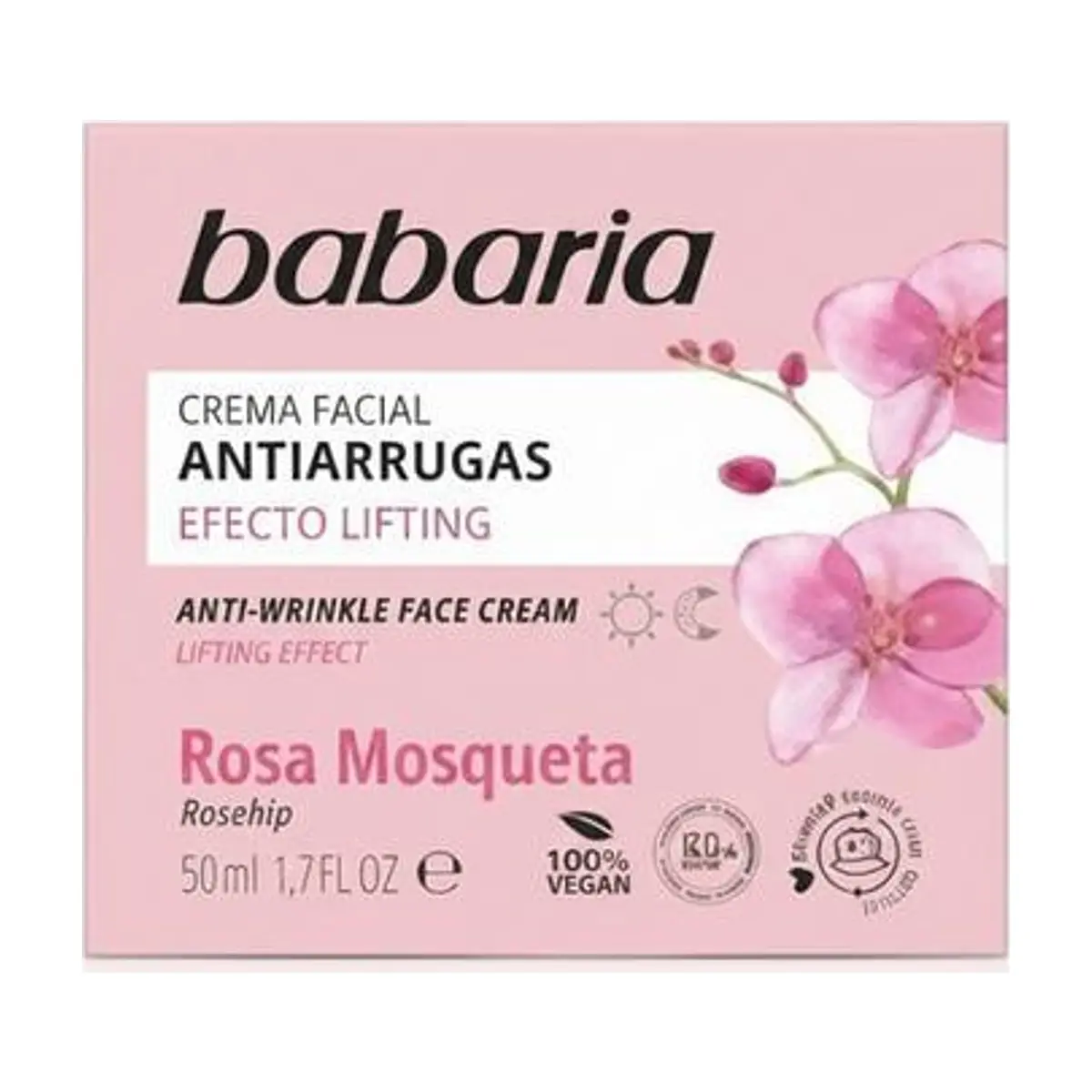 Crema Facial Antiarrugas Rosa Mosqueta (50 ml) BABARIA