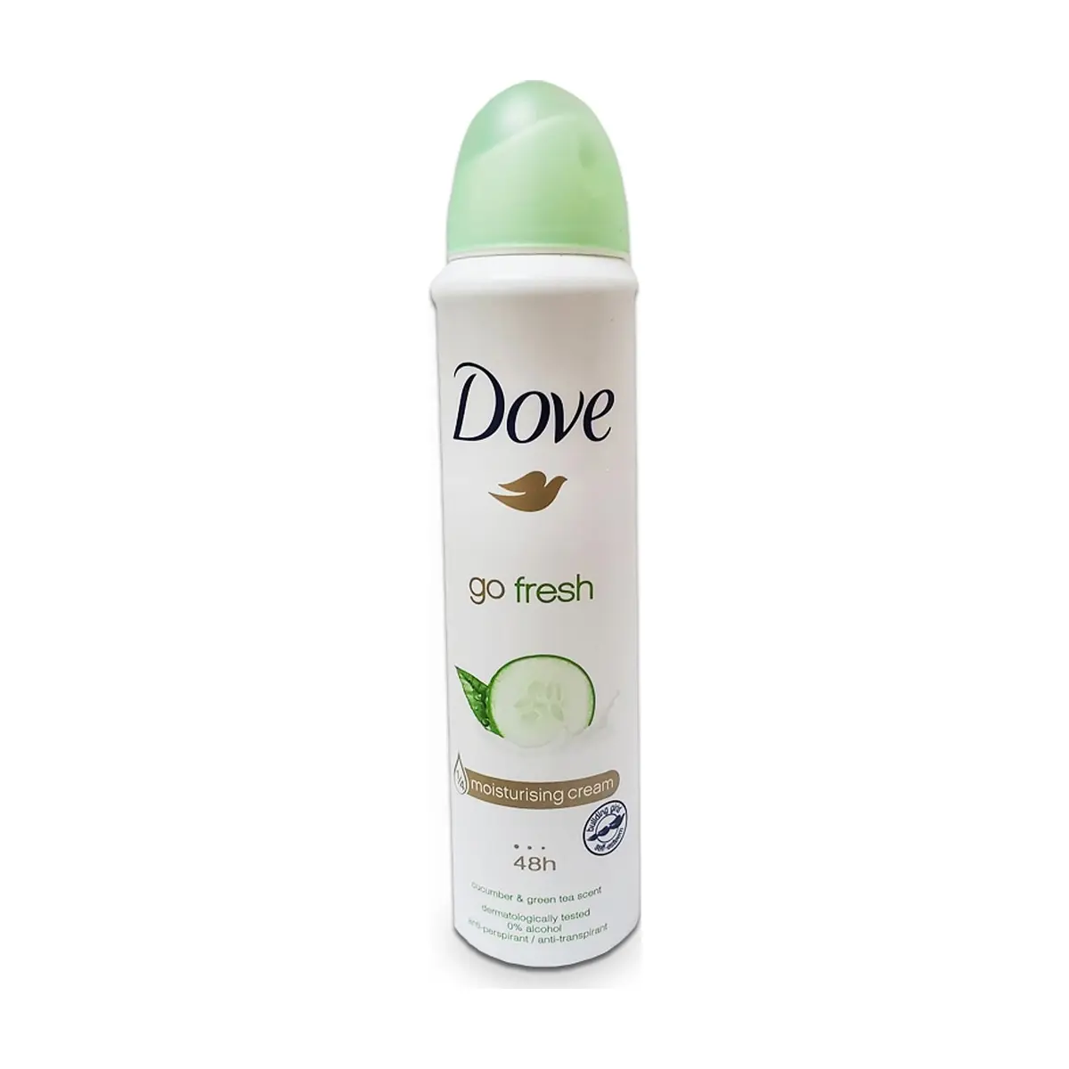 Desodorante en spray con aroma a pepino y té verde go fresh Dove (150 ml)