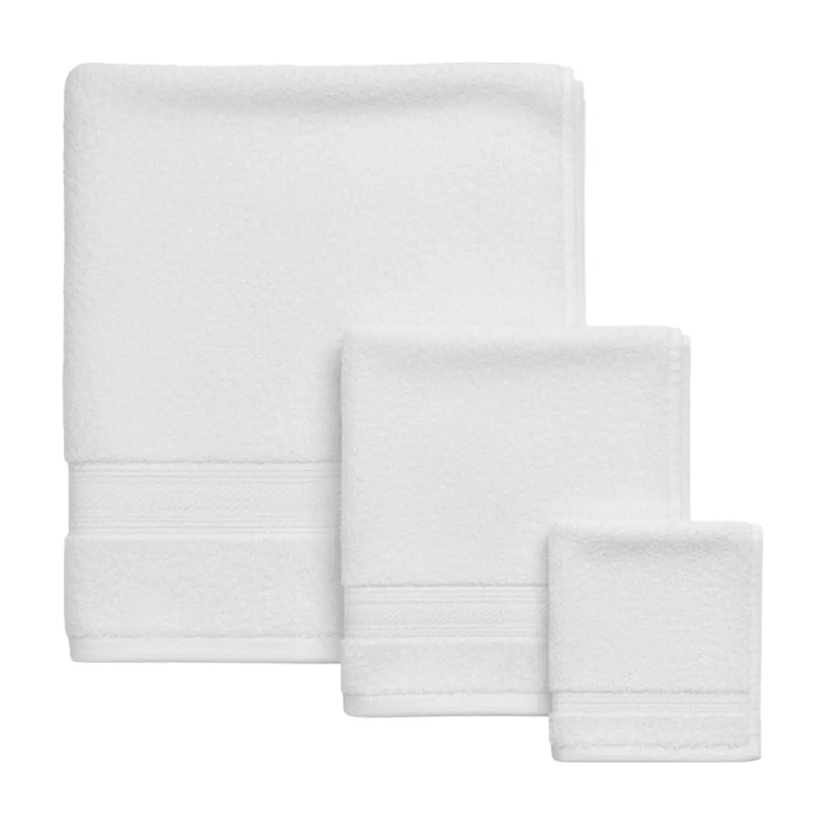 Set de 3 toallas blancas BF Mayabeque