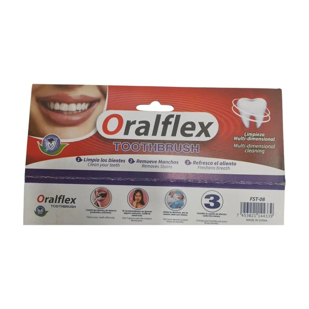 Cepillo de dientes Oralflex (12 U) - Miniatura 2