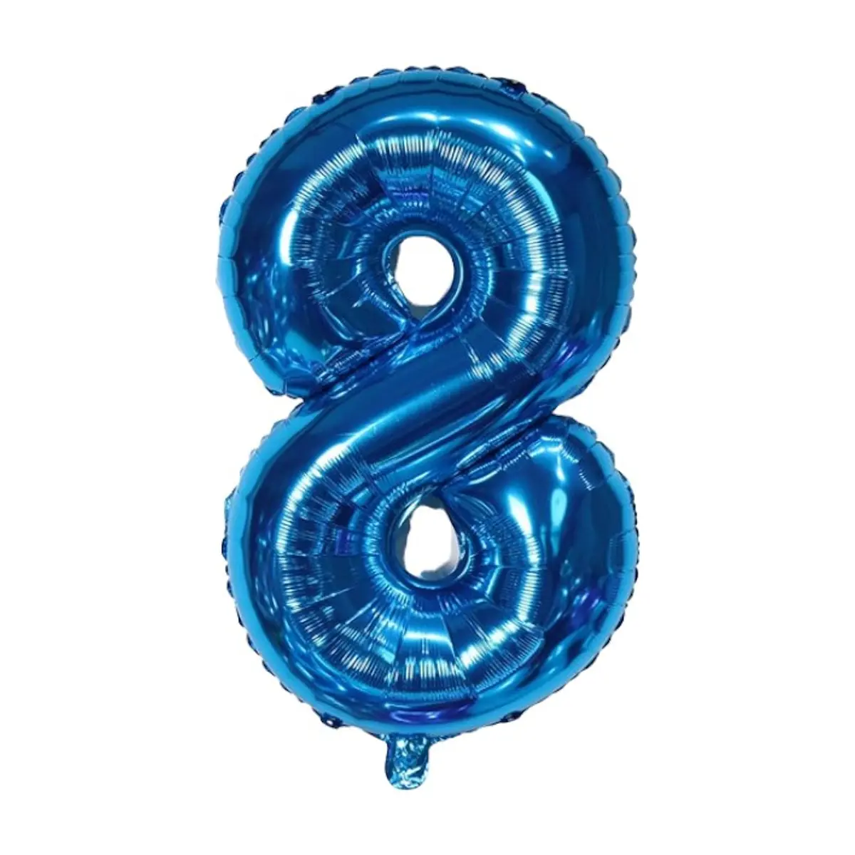 Globo azul número 8 Balloon (16 pulgadas)