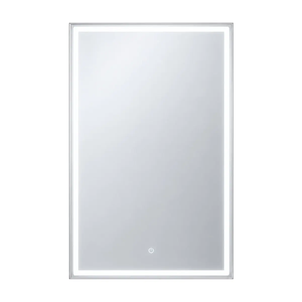Espejo LED rectangular con iluminación perimetral y diseño moderno Rudenkov L-1270
