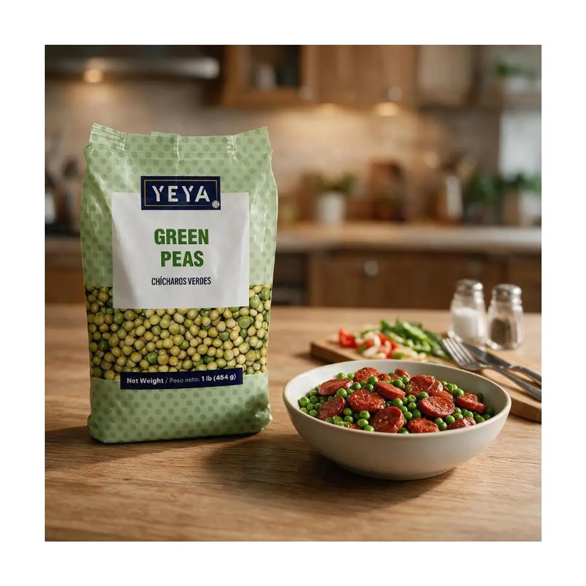 Chícharos verdes YEYA (454 g / 1 lb) - Thumbnail 4