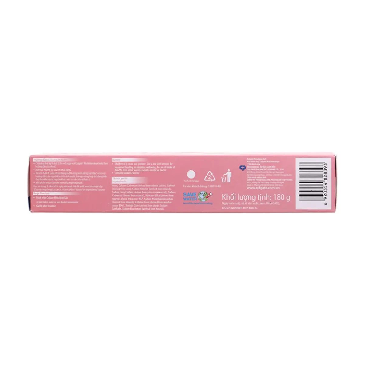 Pasta dental sal de Himalaya Healthy White Colgate (180 g / 6.34 oz) - Thumbnail 6
