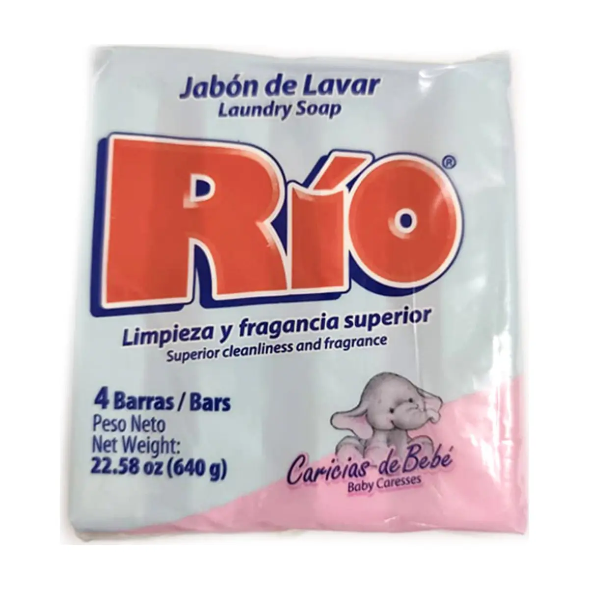Jabón de lavar Caricias de Bebé Río (640 g / 1.41 lb)