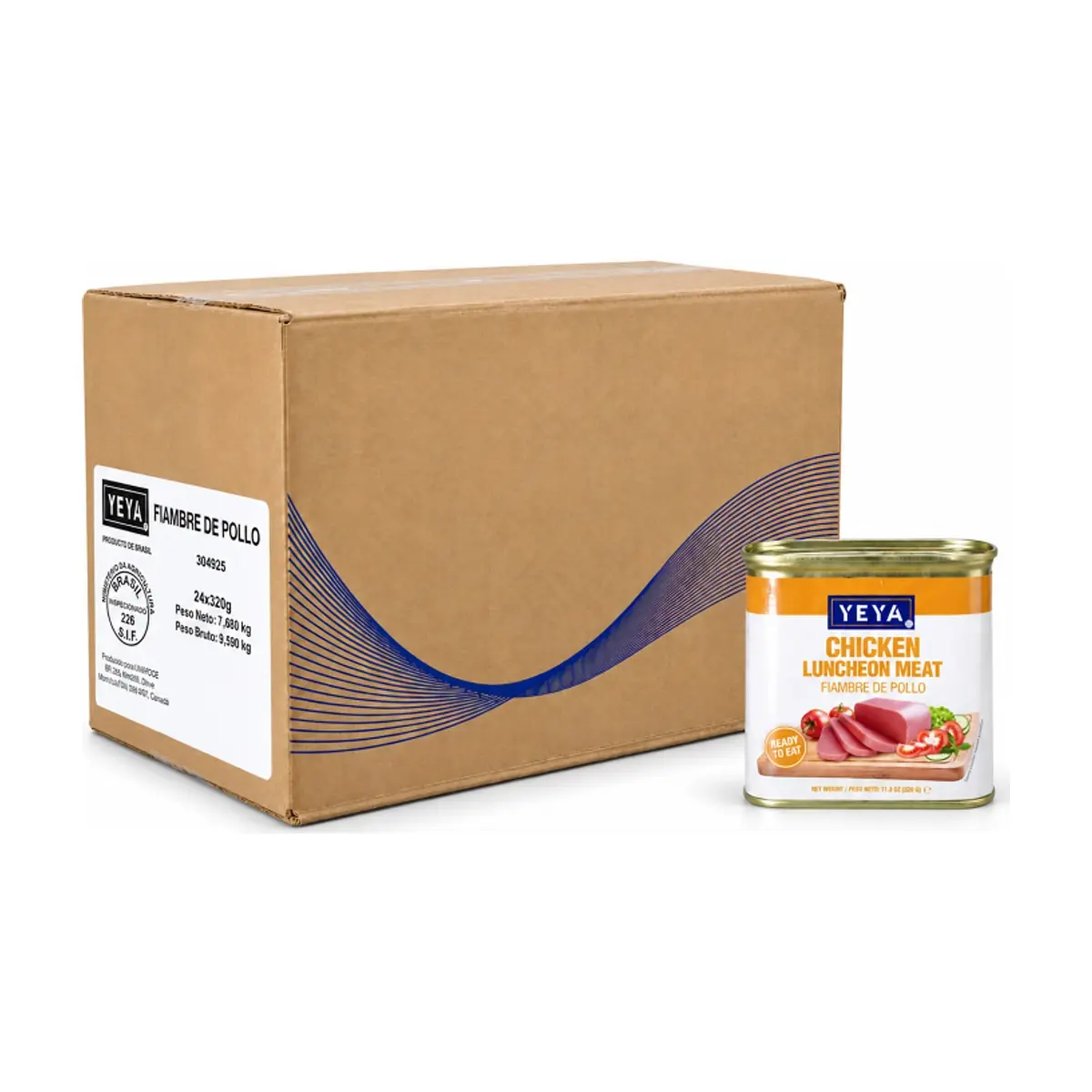 Fiambre -spam- de pollo YEYA (24 x 320 g)