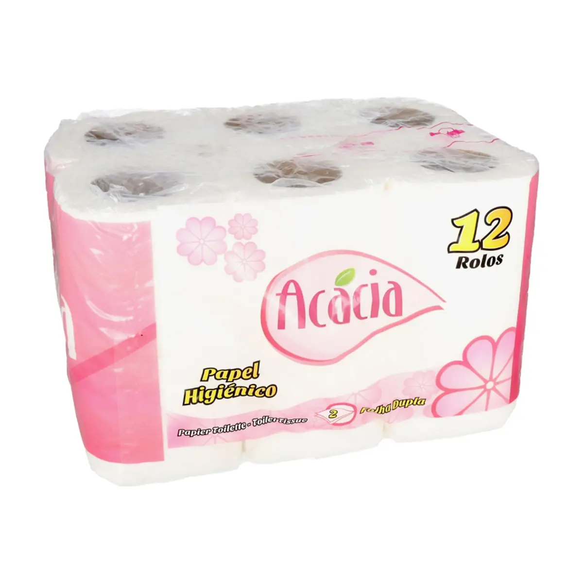 Papel sanitario doméstico doble hoja Acácia (2 x 12 U) - Thumbnail 5