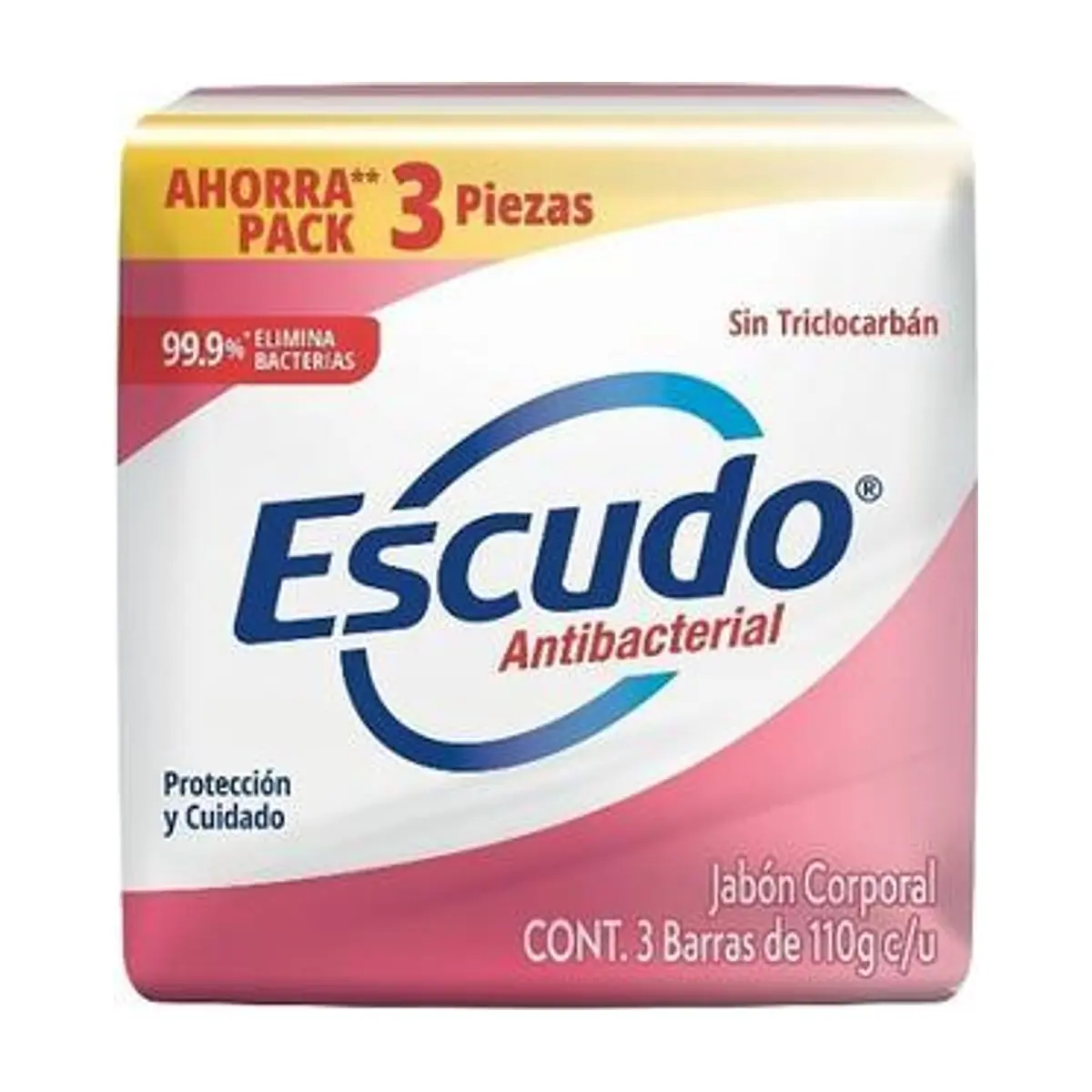 Jabón Escudo Rosa (3u x 110g) AHORRAPACK