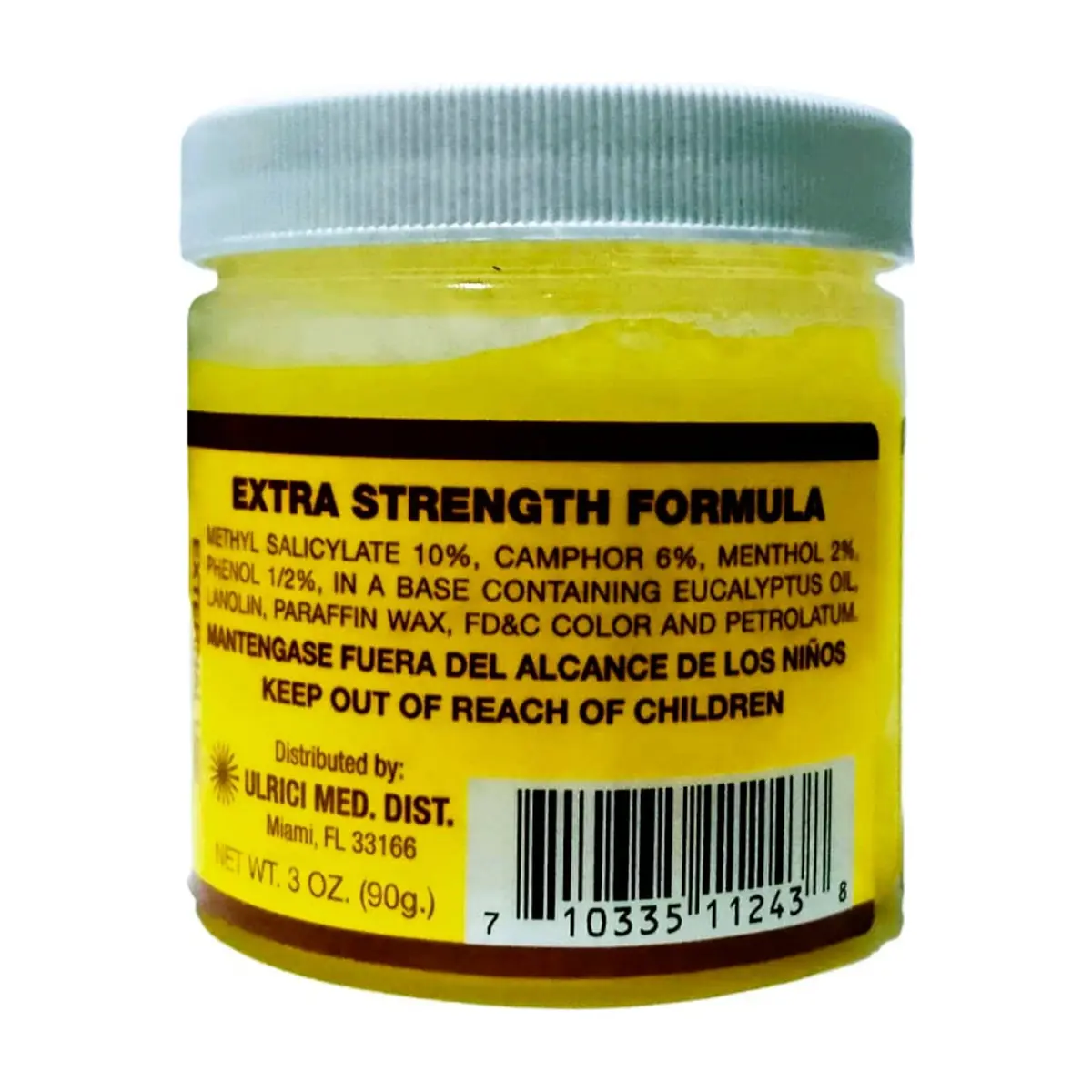 Manteca extrafuerte pomada analgésica La Ubre (90 g / 3 oz) - Miniatura 2