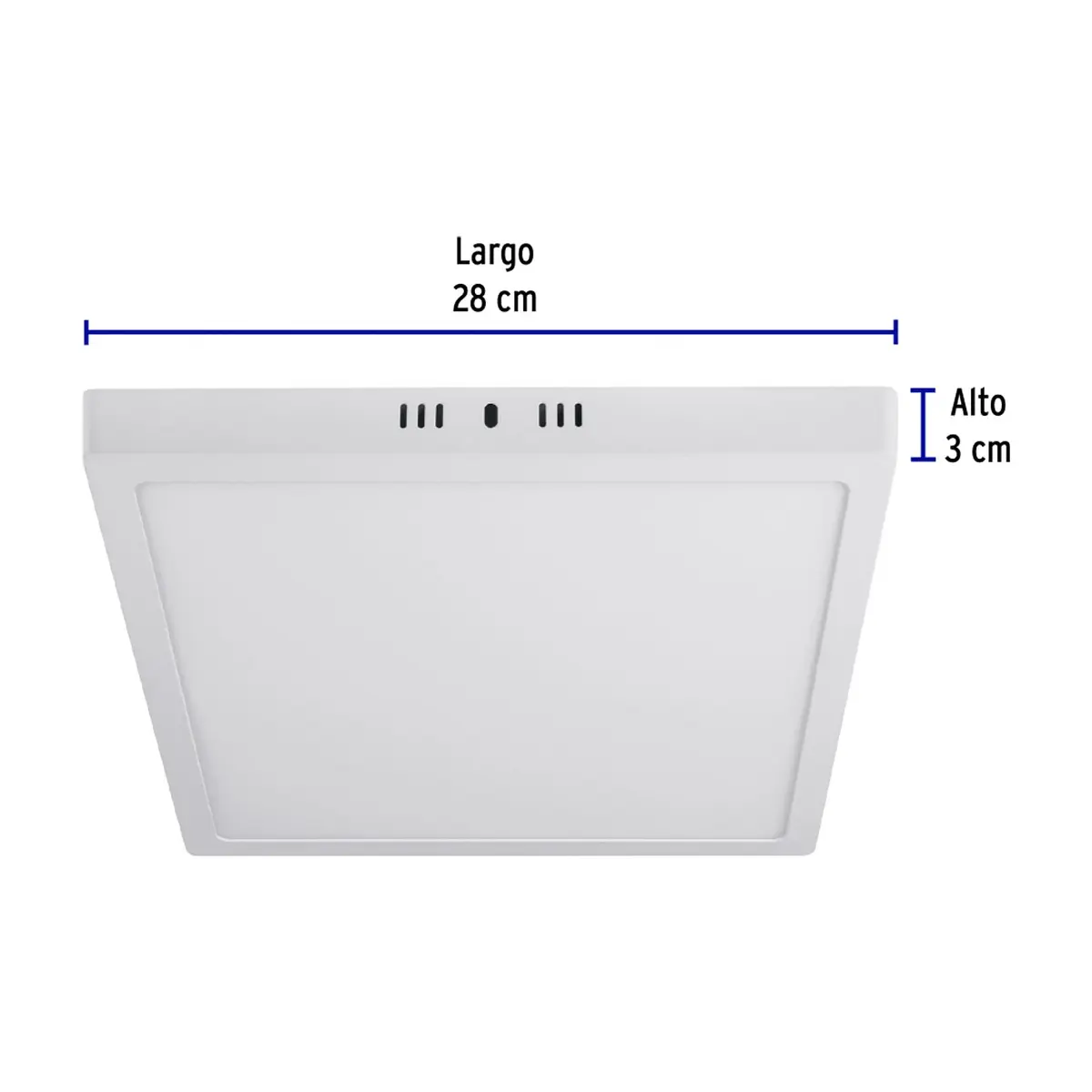 Luminario cuadrado blanco LED 24 W Volteck PLA-213L - Thumbnail 6
