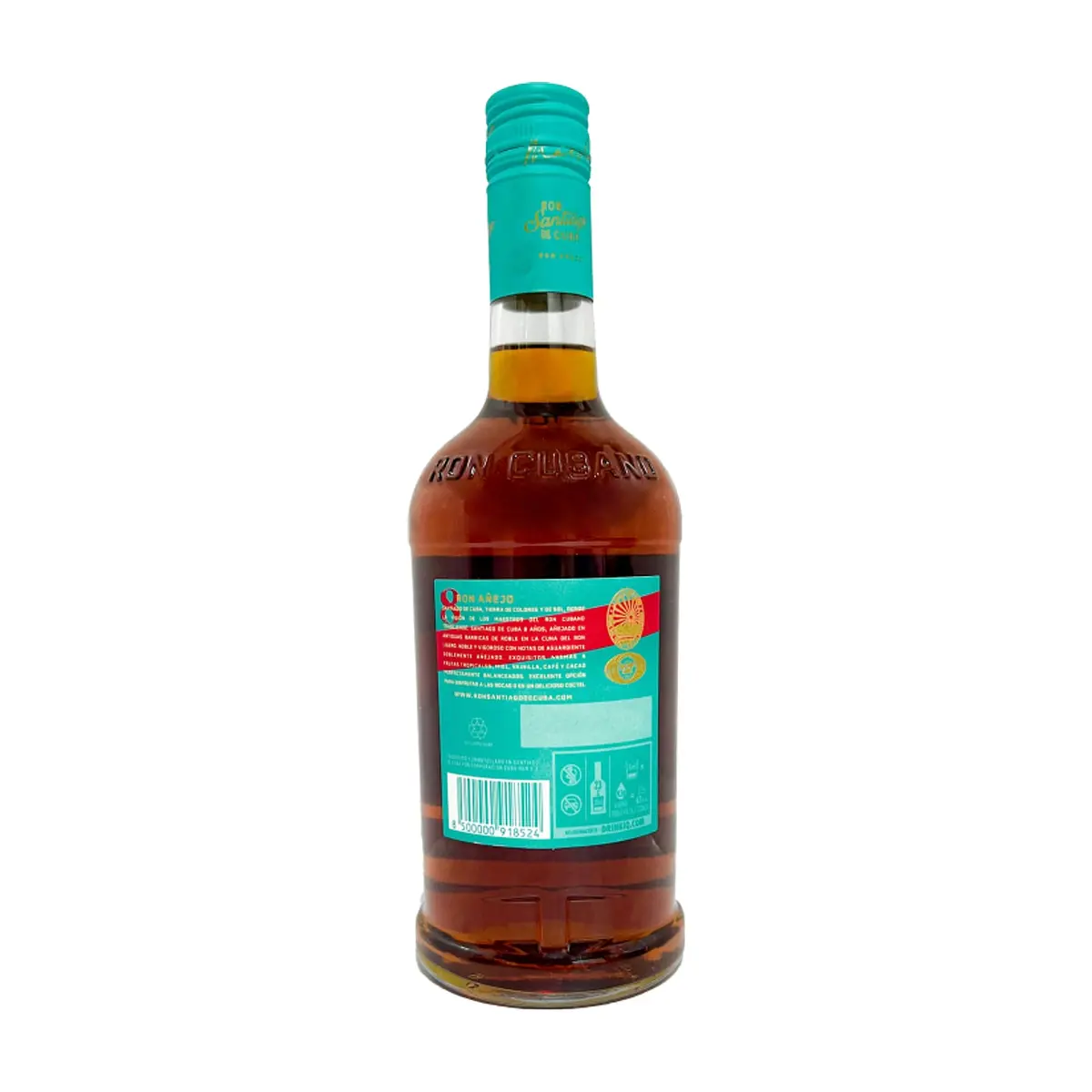 Ron añejo 8 años Santiago de Cuba (700 ml) - Thumbnail 3