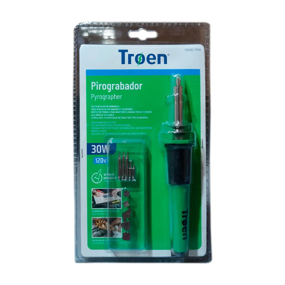 Pirograbador de 30 W Troen - Thumbnail 2