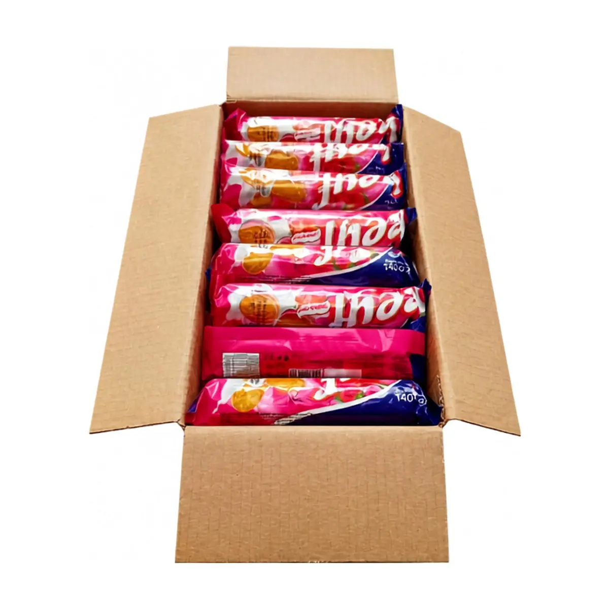 Galleta sándwich con crema de fresa Keyf Golda (24 X 50 g / 1.76 oz)