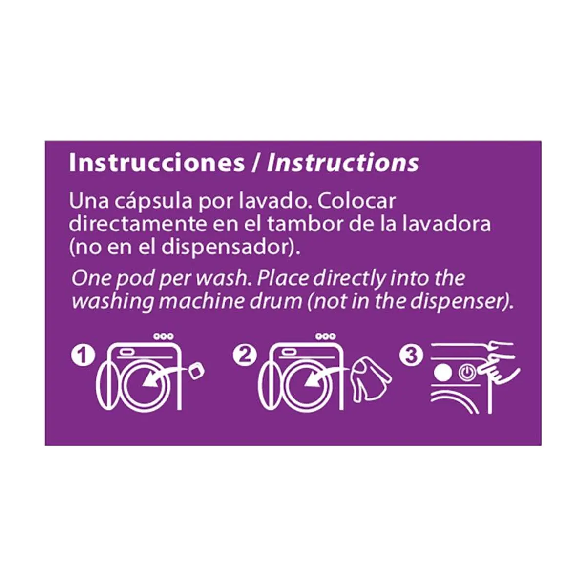 Cápsulas de detergente para lavar con aroma rosa y lavanda YEYA (300 g / 11 oz) - Thumbnail 2