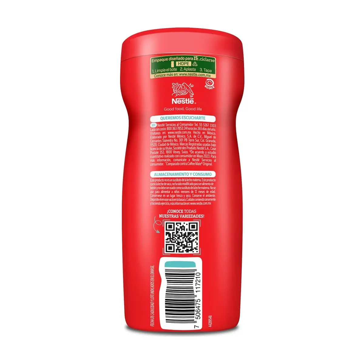 Sustituto de crema para café Coffee Mate Balance Nestlé (400 g / 14.11 oz) - Thumbnail 3