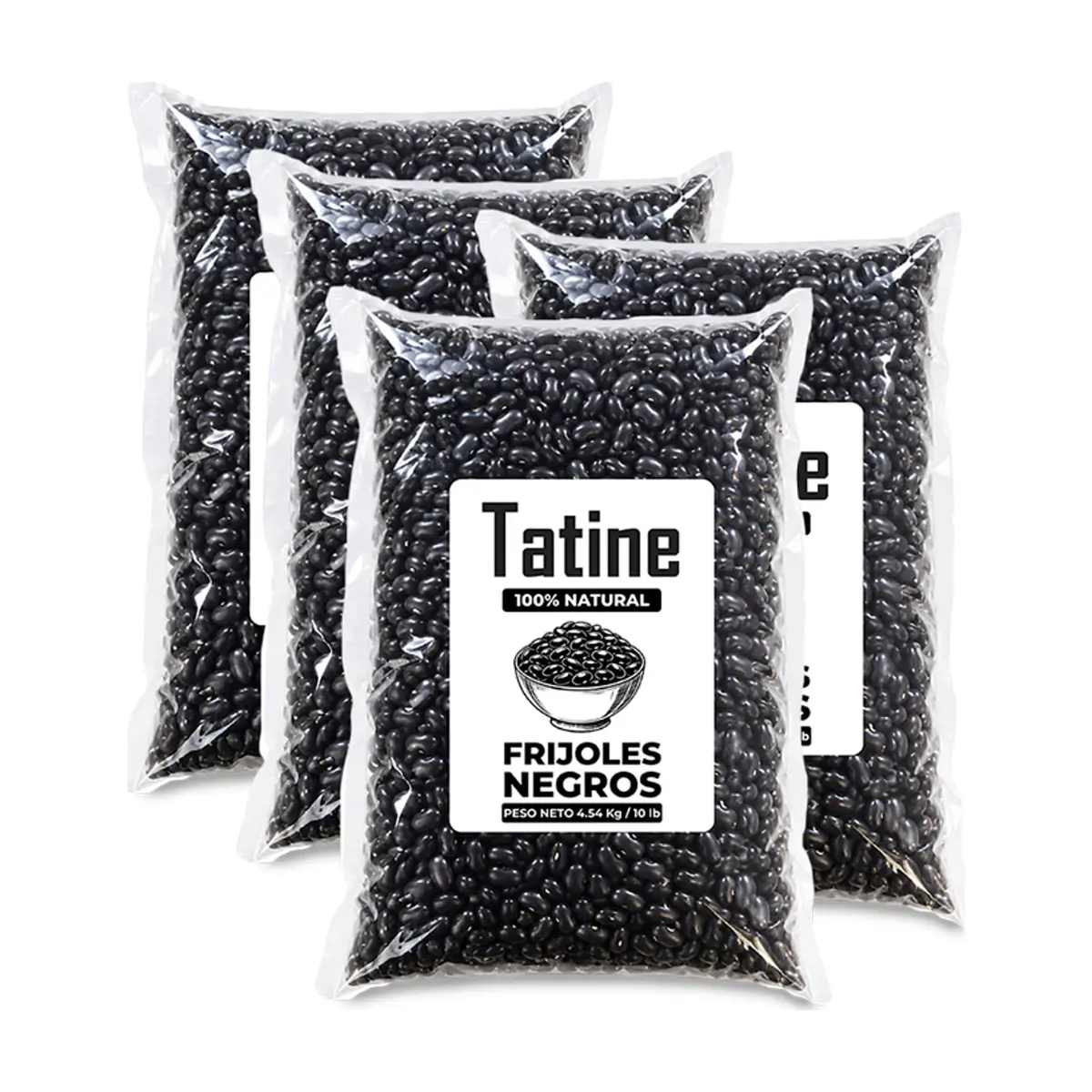 Frijoles negros Tatine (4 x 4.54 kg / 10 lb)