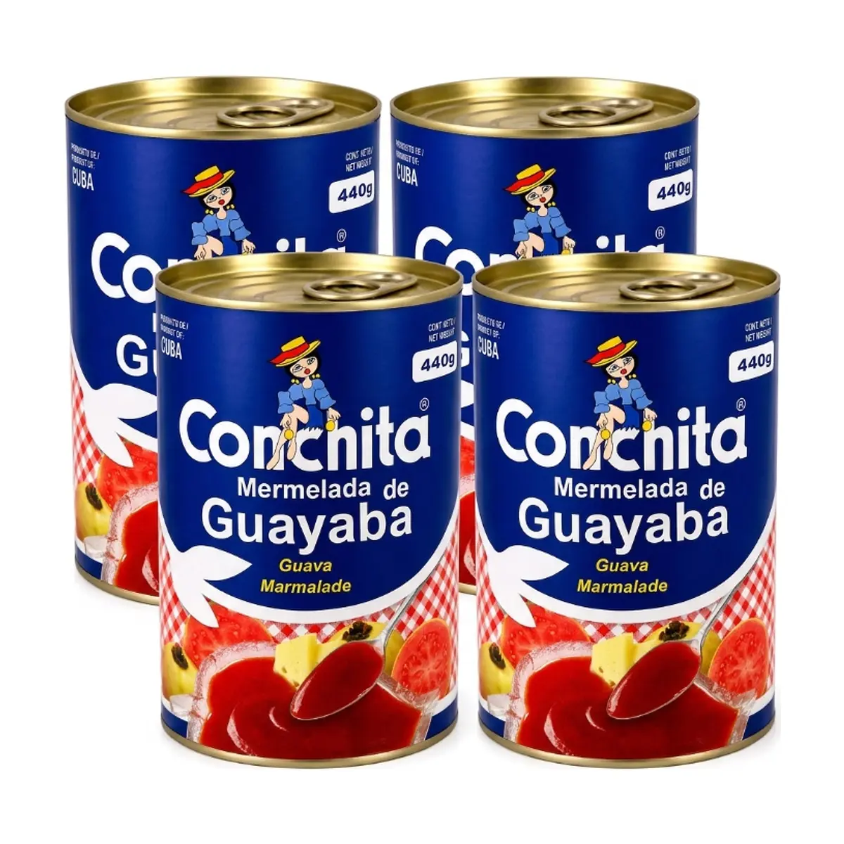 Mermelada de guayaba Conchita (4 x 440 g / 15.5 oz)