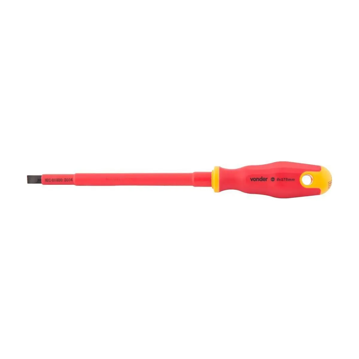 Destornillador aislante de paleta 4 mm x 100 mm Vonder