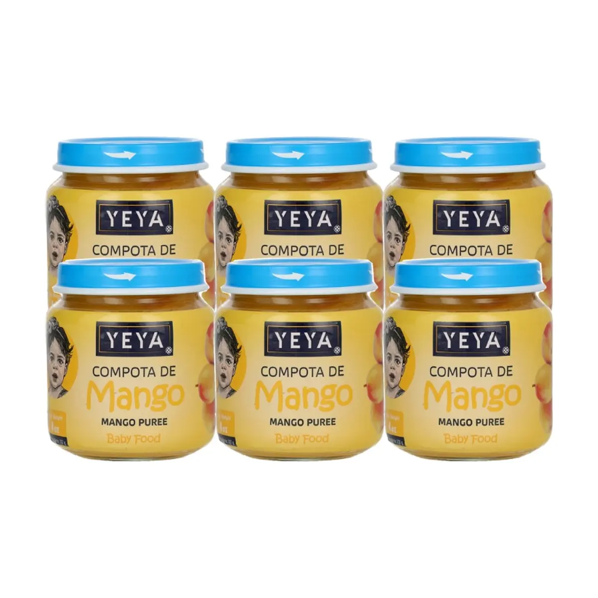 Compota de mango YEYA (6 x 113 g / 4 oz)