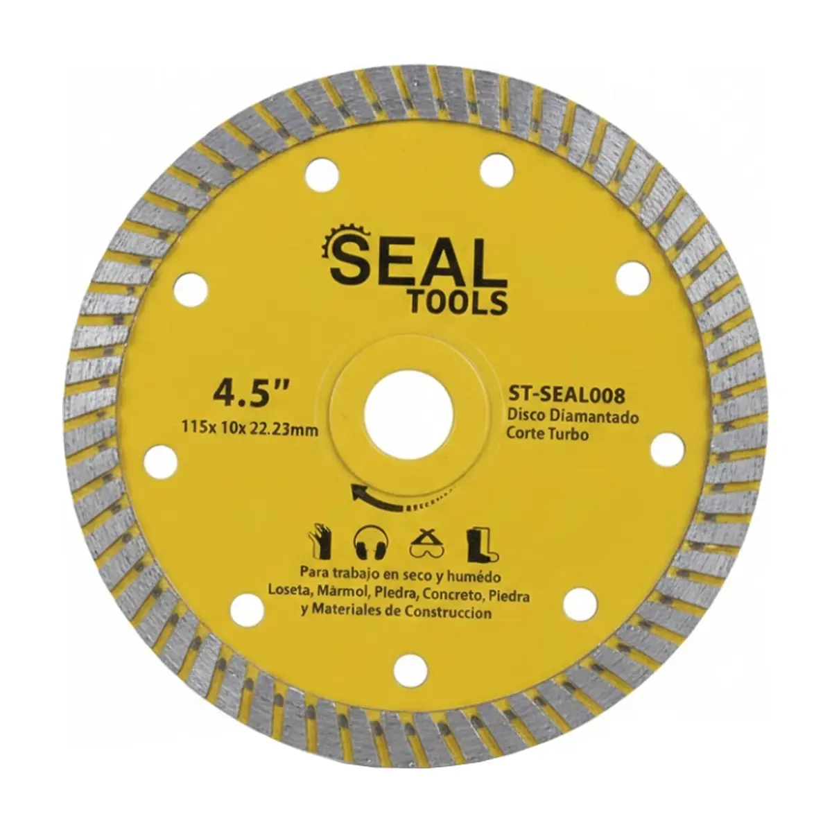 Disco de corte diamantado de 115 mm Seal Tools
