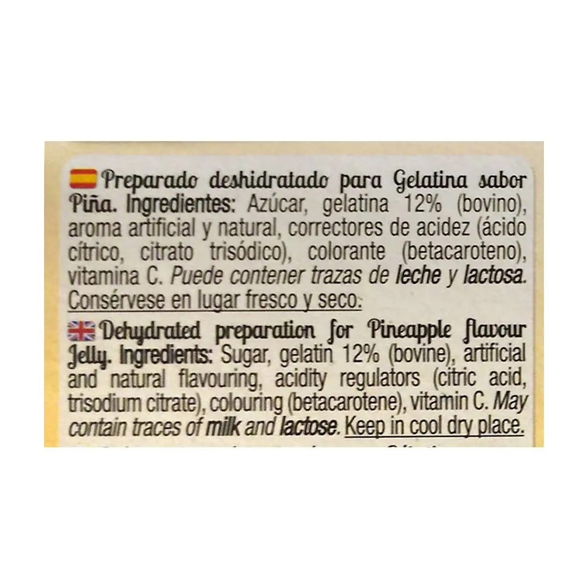 Gelatina sabor piña Calnort (170 g / 6 oz) - Thumbnail 3