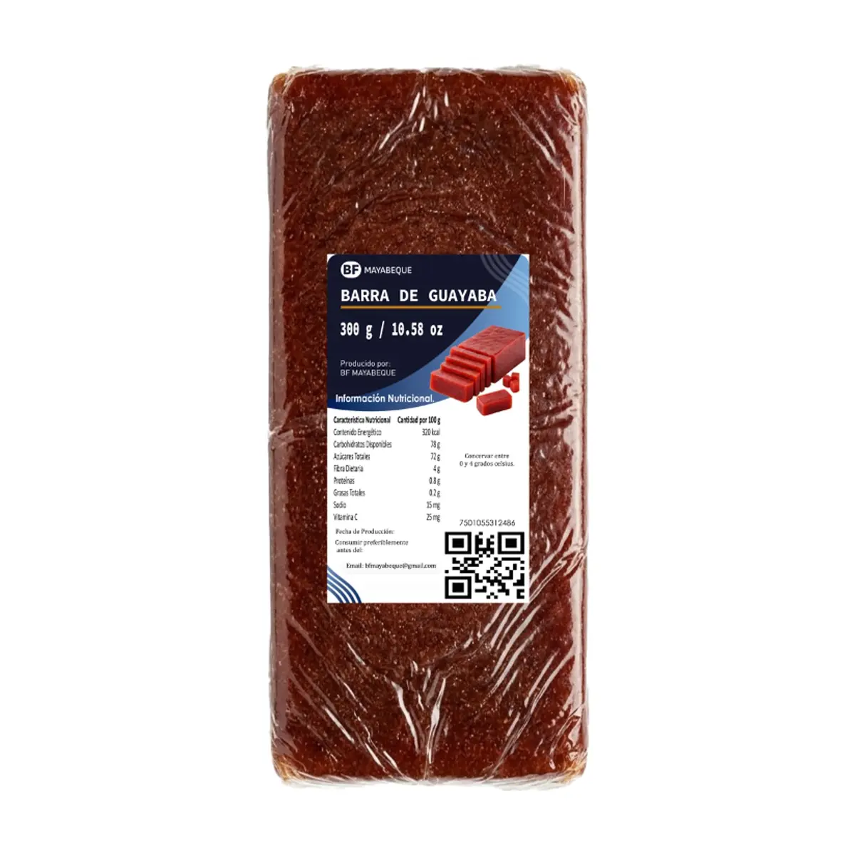 Barra de guayaba BF Mayabeque (300 g / 10.58 oz)