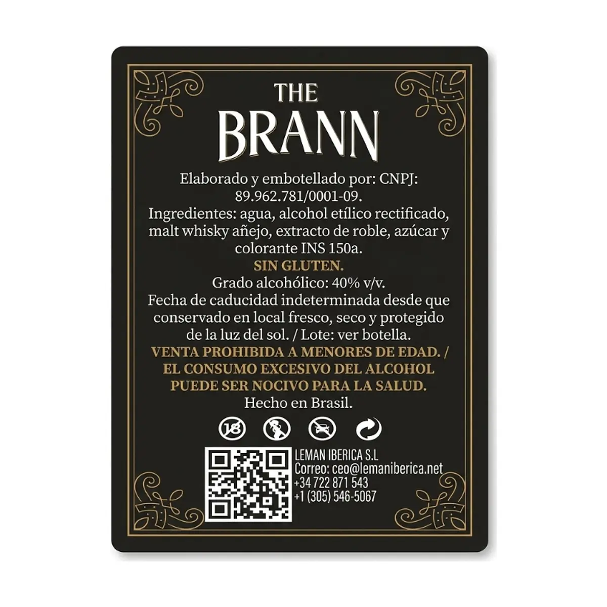 Whisky The Brann (330 ml) - Thumbnail 4