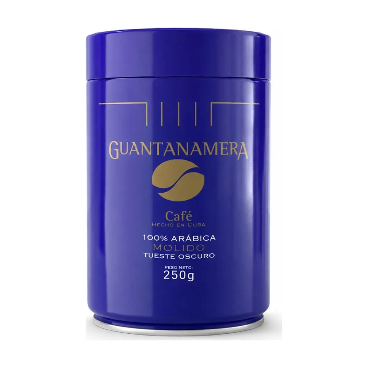 Café molido tostado oscuro 100% Arábica Guantanamera (250 g / 8.8 oz)