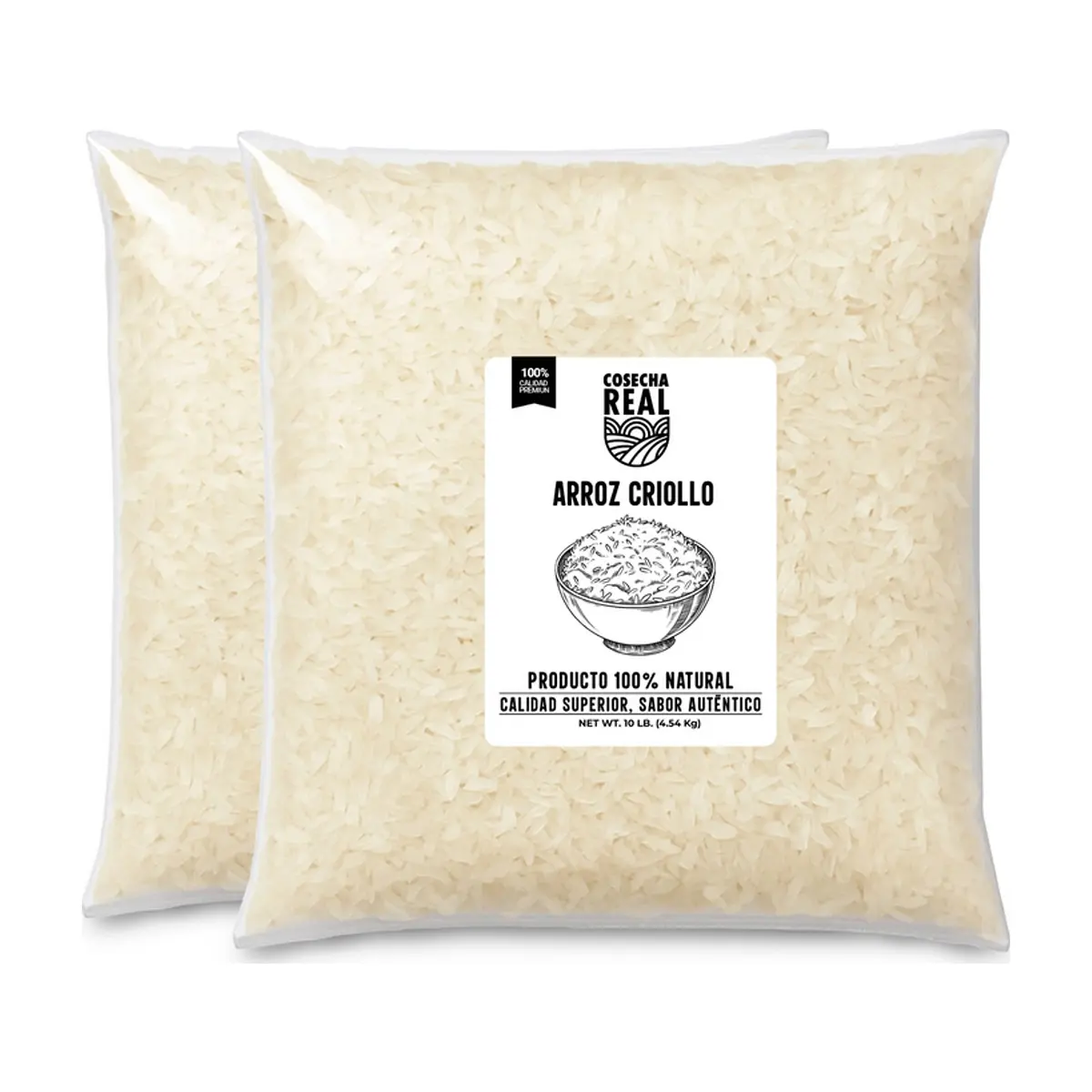Arroz criollo Cosecha Real (2 x 4.54 kg / 10 lb)