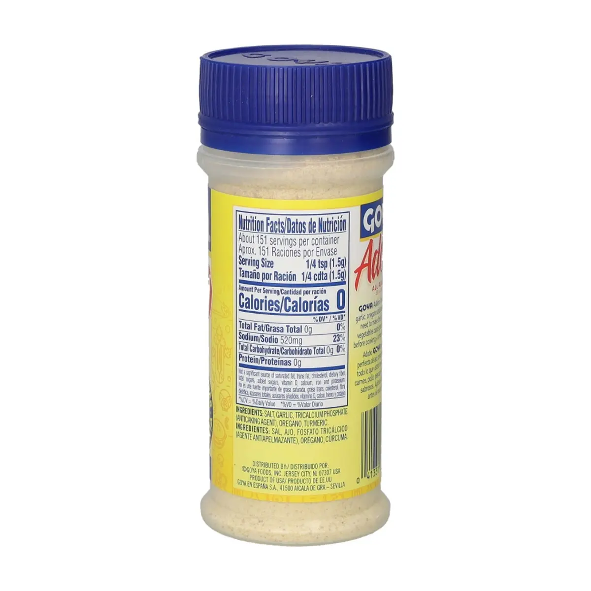 Condimento multiuso sin pimienta Adobo (226 g / 8 oz) - Miniatura 4