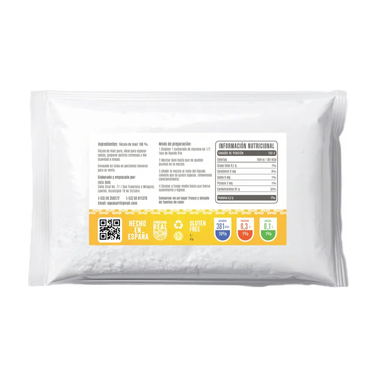 Maicena Cosecha Real (2 x 1 kg / 2.2 lb) - Thumbnail 2