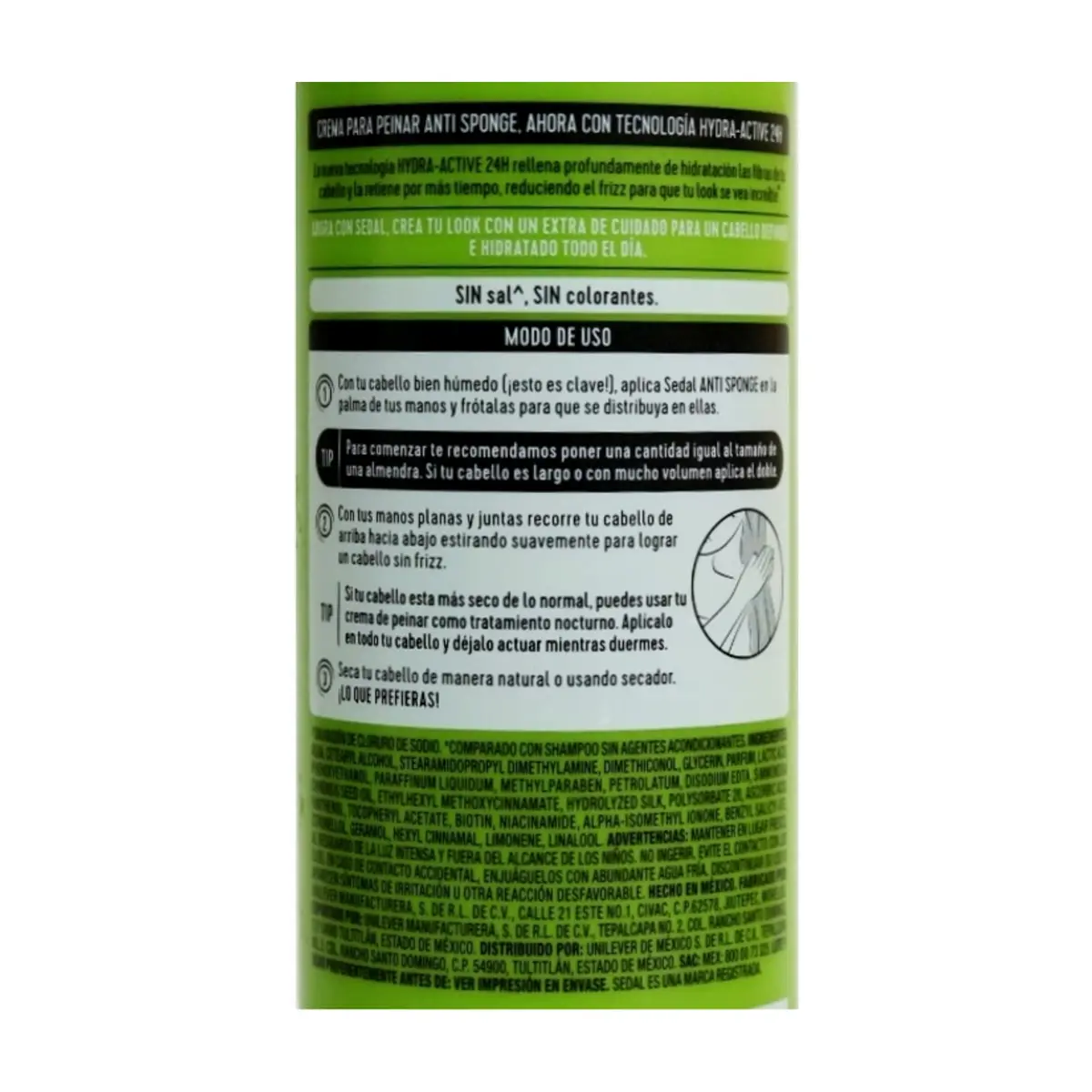 Crema para peinar Anti Sponge Sedal (300 ml) - Thumbnail 3