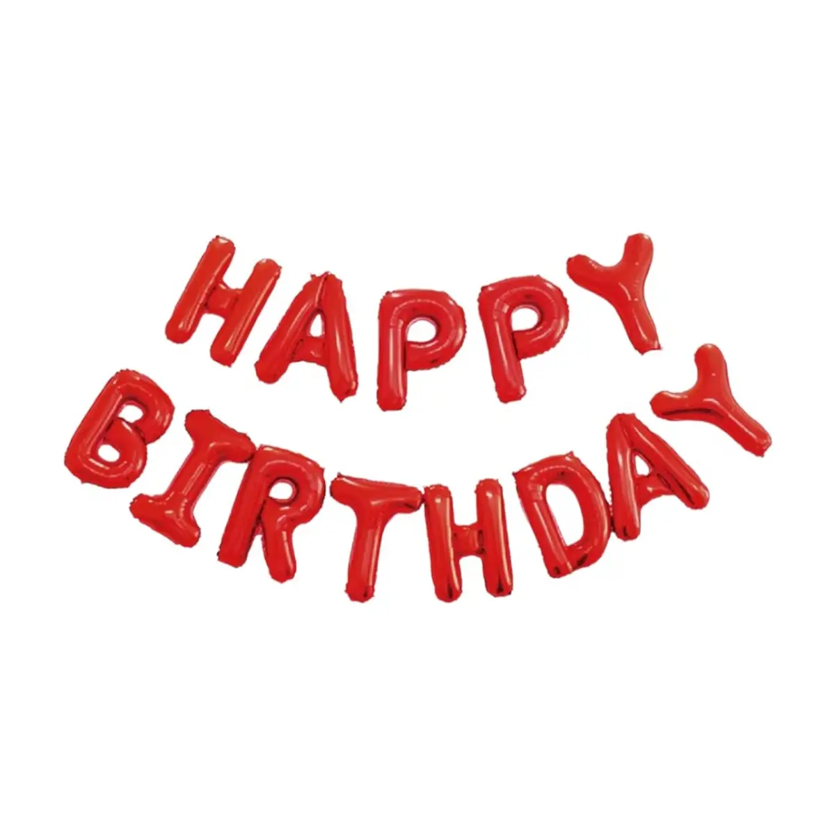 Cartel de Happy Birthday color rojo Ballon (16 pulgadas)