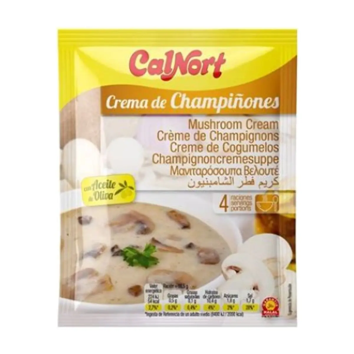 Crema de Champiñones (66g) CALNORT