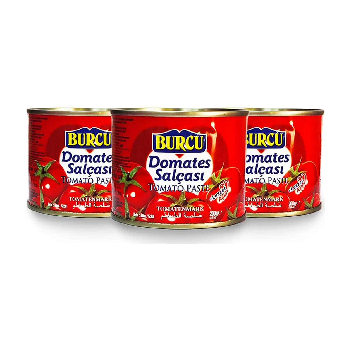 Pasta de tomate Burcu (3 x 200 g / 7.05 oz)
