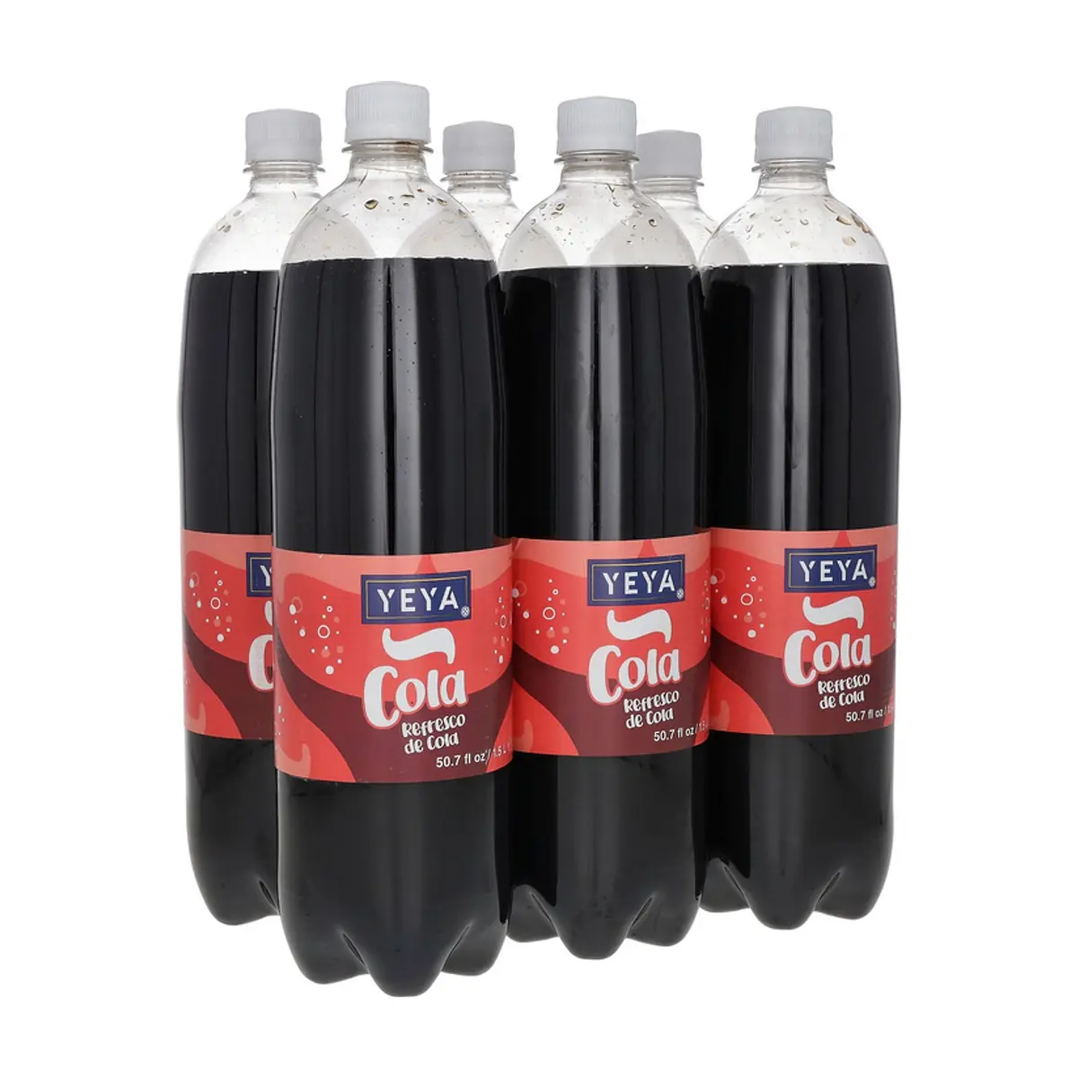 Refresco gaseado de cola YEYA (6 x 1.5 L / 50.7 fl oz)