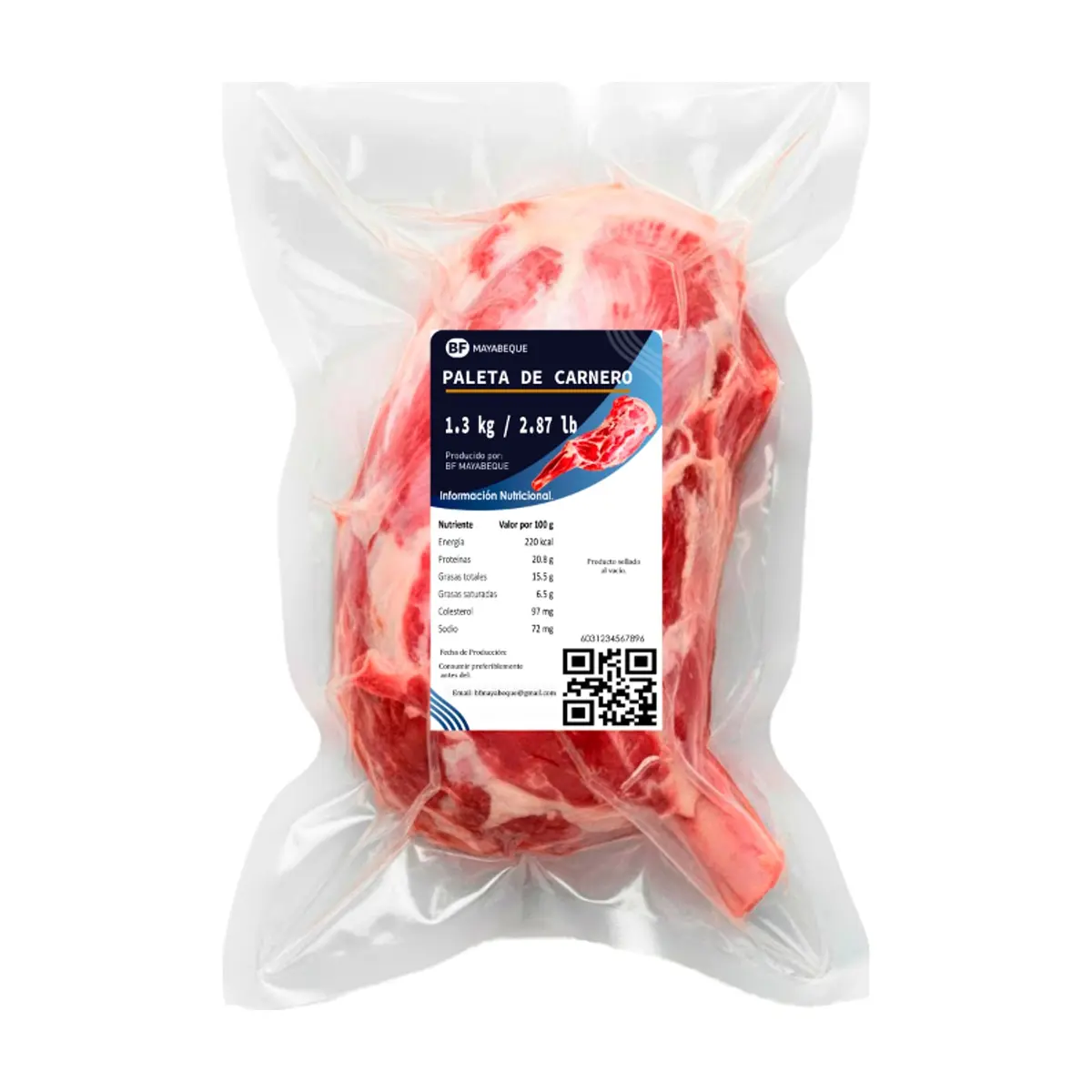 Paleta de carnero BF Mayabeque (1.3 kg / 2.87 lb) - Miniatura 2