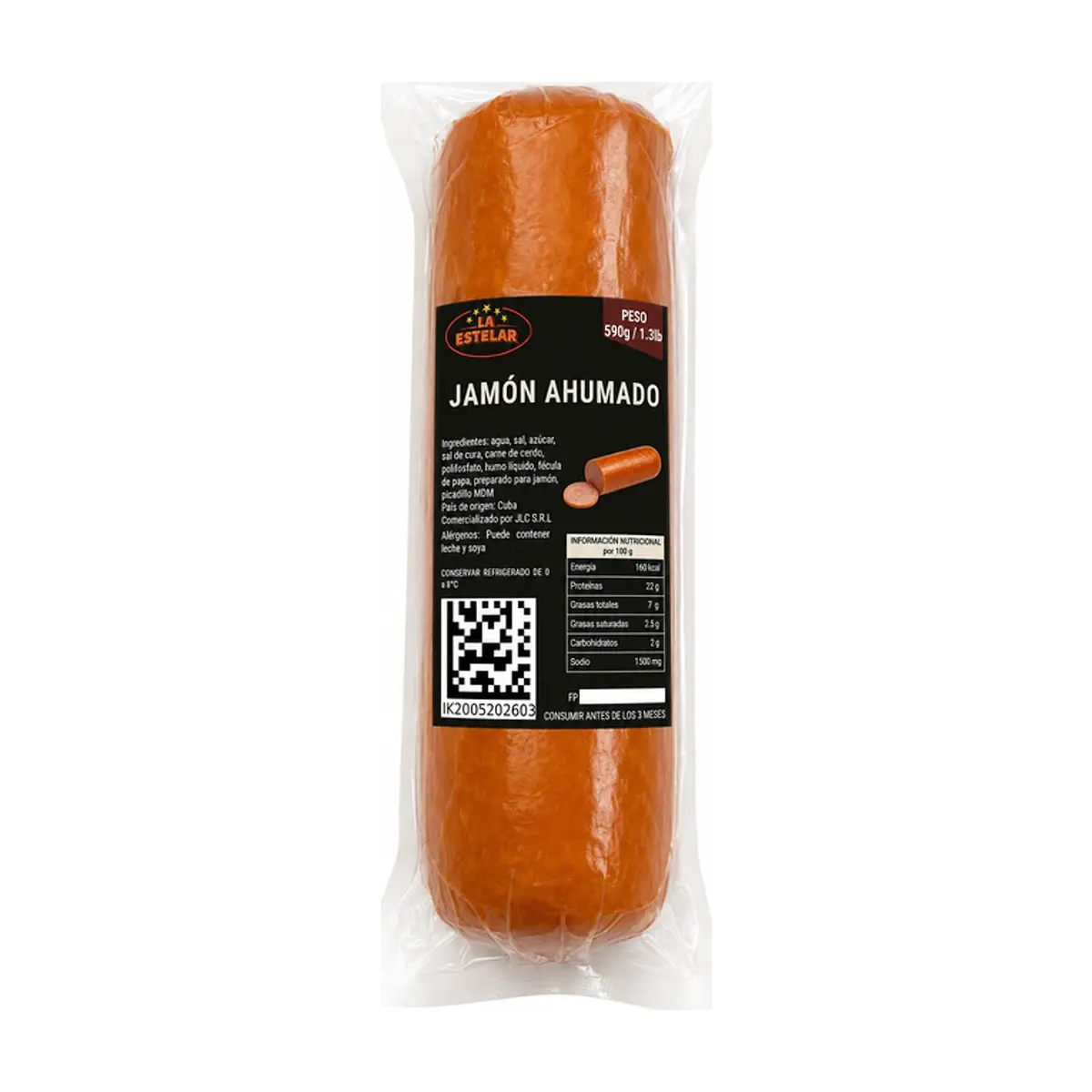 Jamón ahumado La Estelar (590 g / 1.3 lb) - Miniatura 1