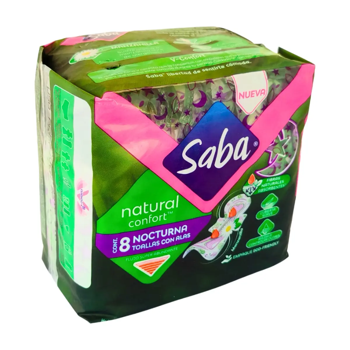 Toallas femeninas - Íntimas - nocturnas Saba (8 U) - Miniatura 4