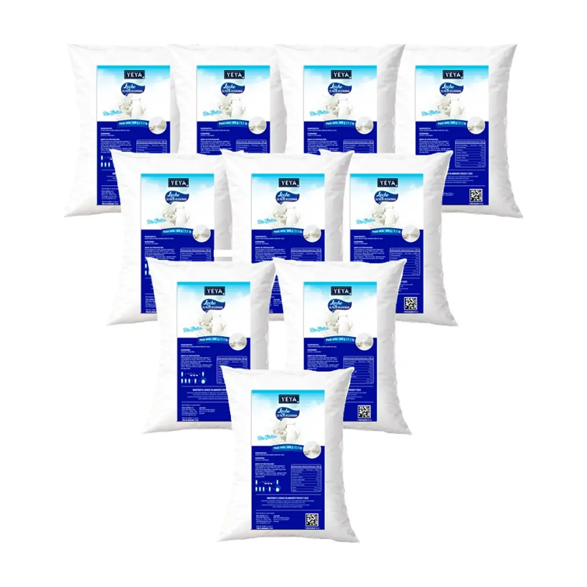Leche en polvo descremada YEYA ( 10 x 500 g / 1.1 lb )