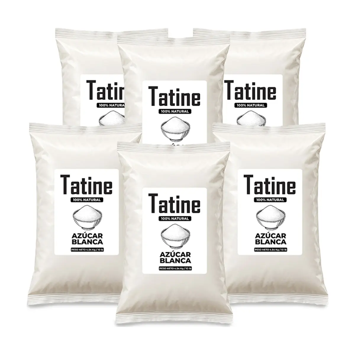 Azúcar blanca Tatine (6 x 5.54 kg / 10 lb)