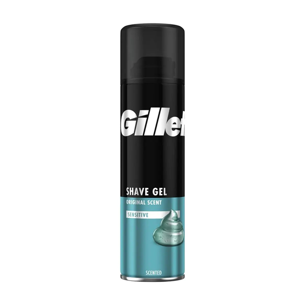 Gel de afeitar para piel sensible con fragancia original Gillette (200 ml)
