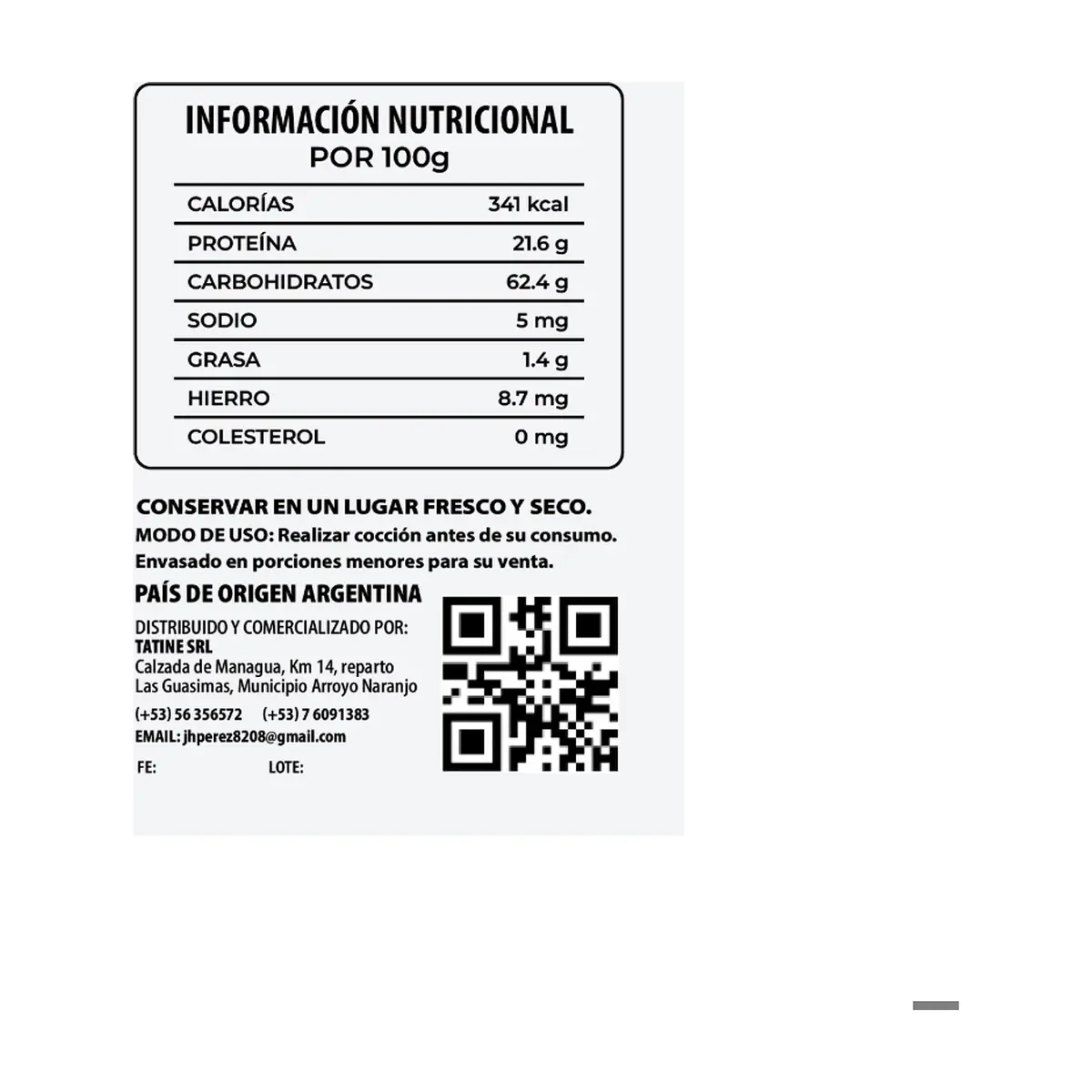 Frijoles negros Campo Vivo (4.54 kg / 10 lb) - Thumbnail 4