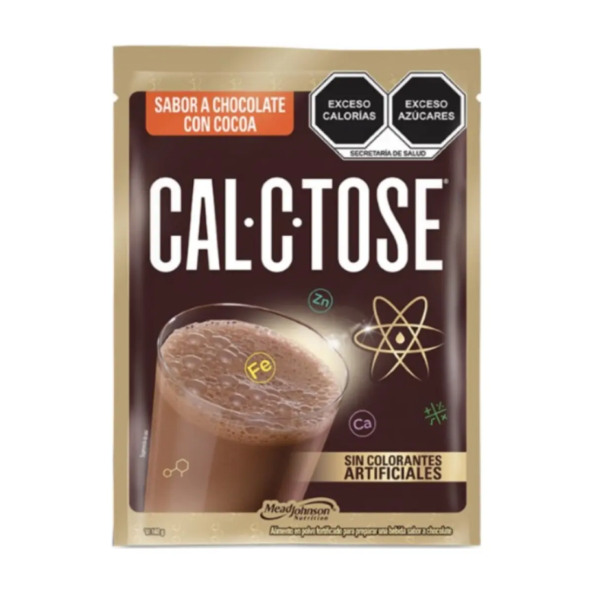 Alimento en polvo fortificado para preparar una bebida sabor a chocolate Cal-C-Tose (160 g / 5.64 oz) - Miniatura 1