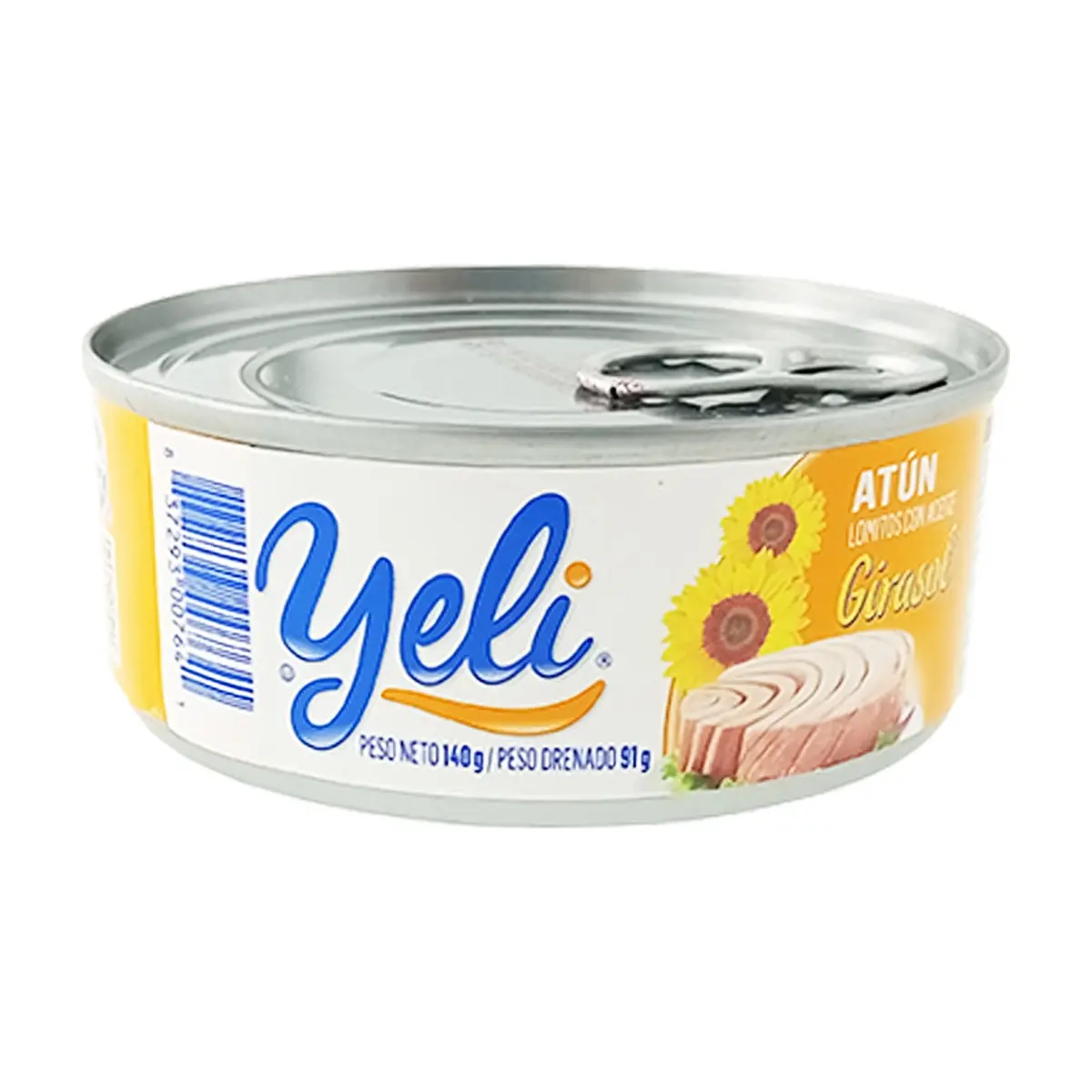Atún lomitos con aceite de girasol Yeli (140 g / 4.94 oz)