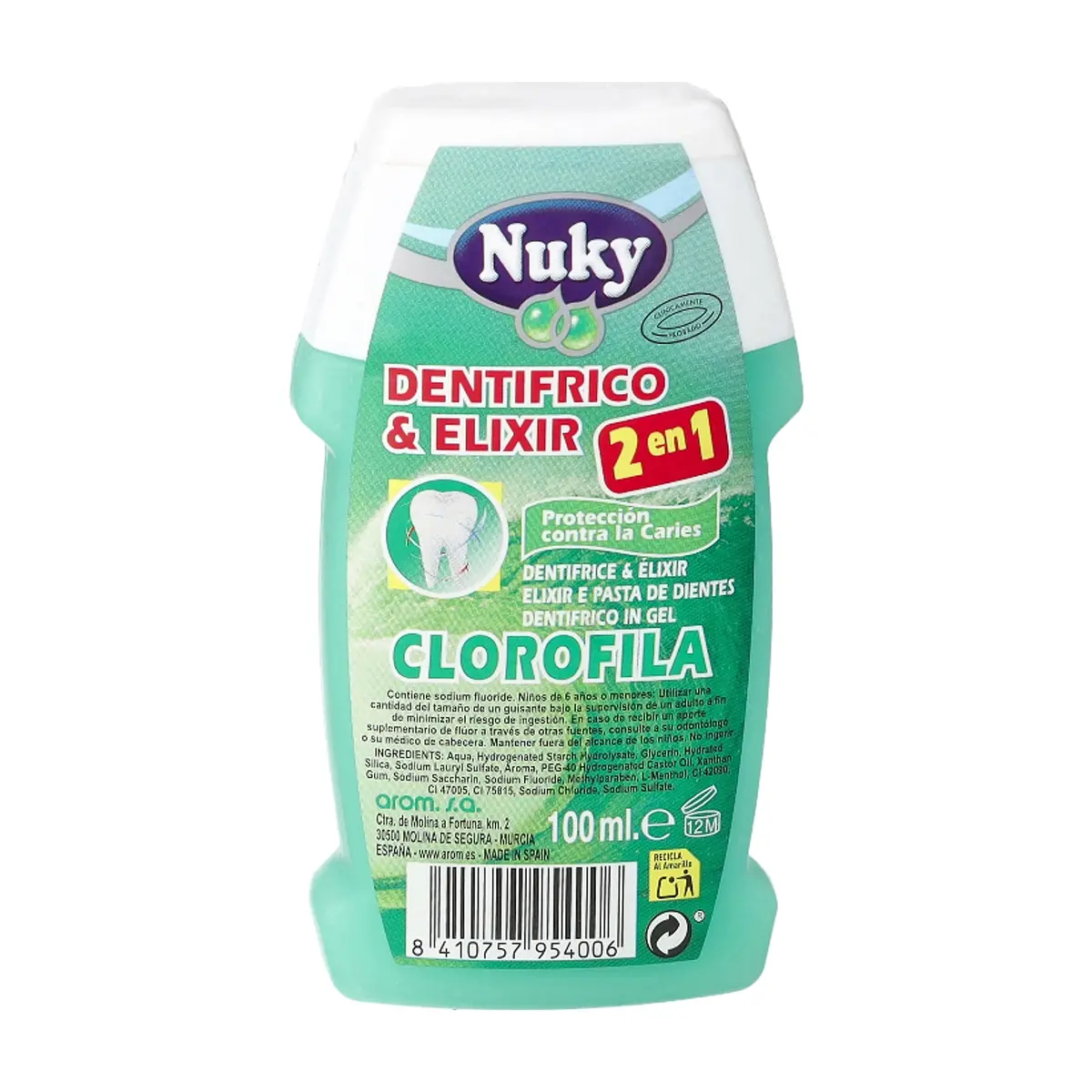 Pasta dental clorofila Nuky (100 ml) - Thumbnail 5