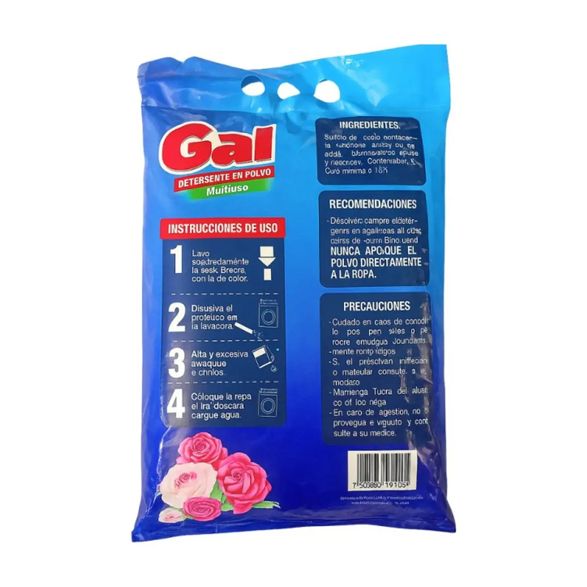 Detergente en polvo multiusos de rosa Gal (250 g / 8.81 oz) - Thumbnail 2