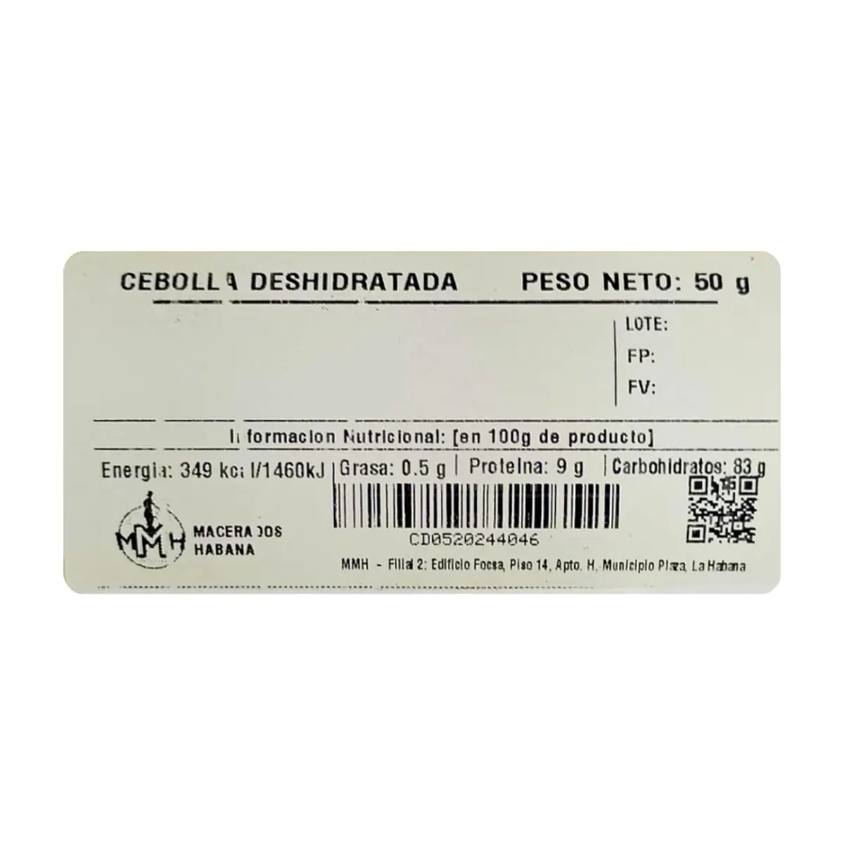 Cebolla deshidratada Macerados Habana (50 g / 1.76 oz) - Thumbnail 2